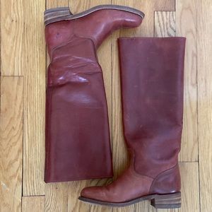 Frye Vintage Leather Gorgeous Campus Boots